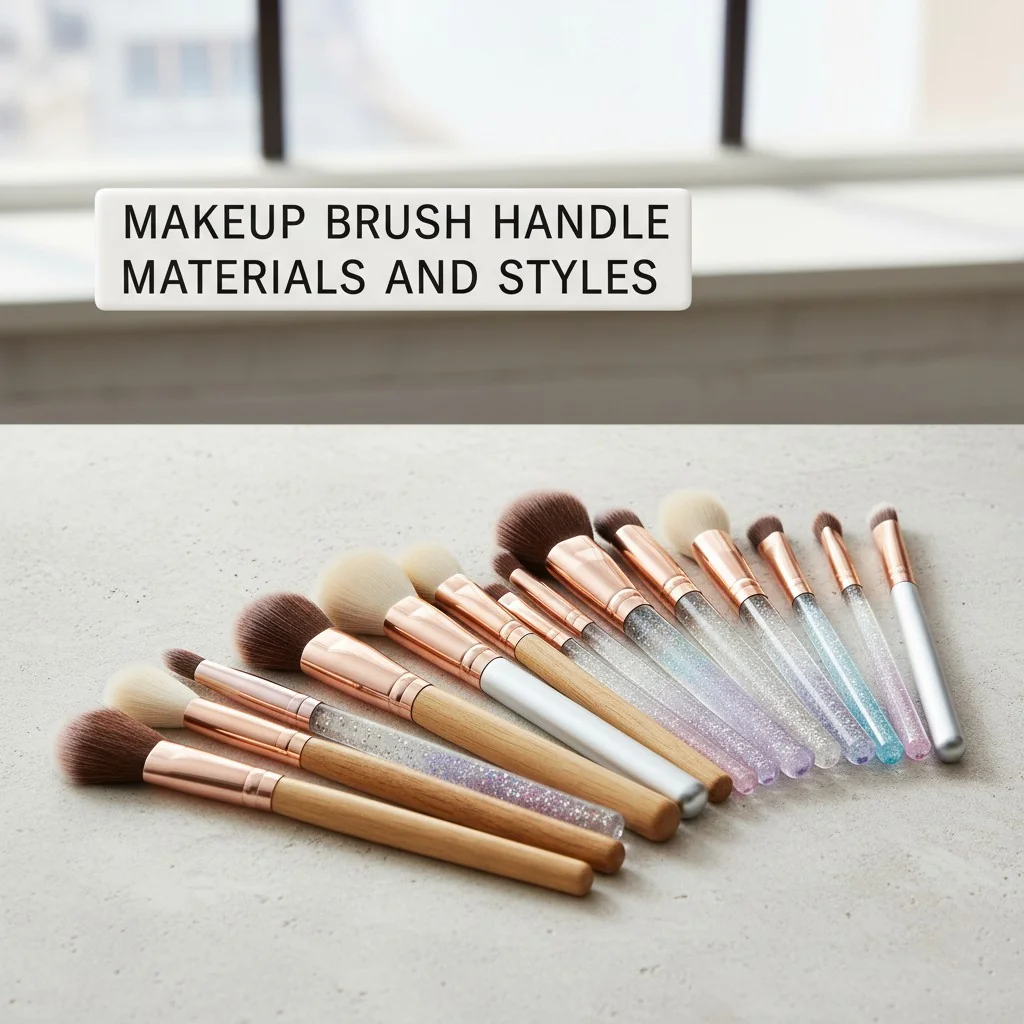 Featured image for How to choose makeup brush handle materials, styles, and customization?