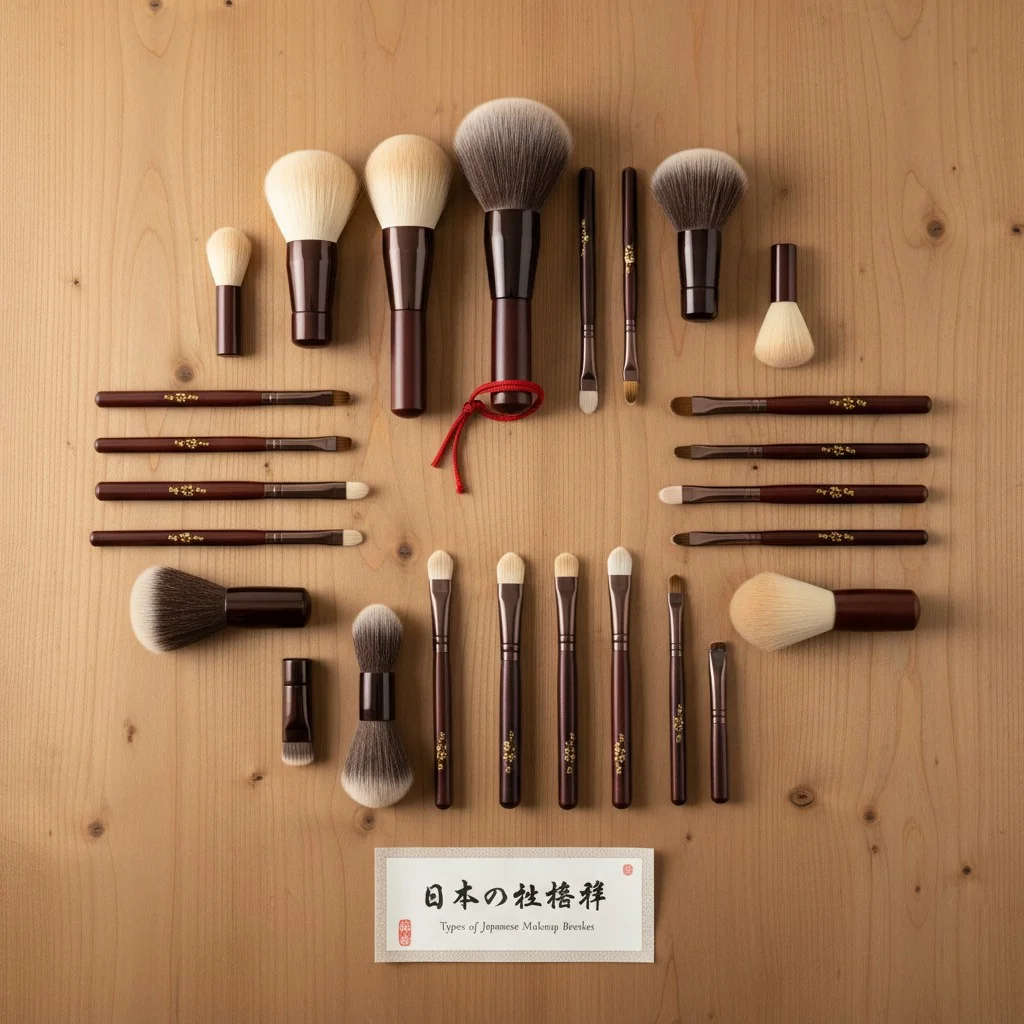Featured image for Exploring the Various Types of Japanese Cosmetic Brushes