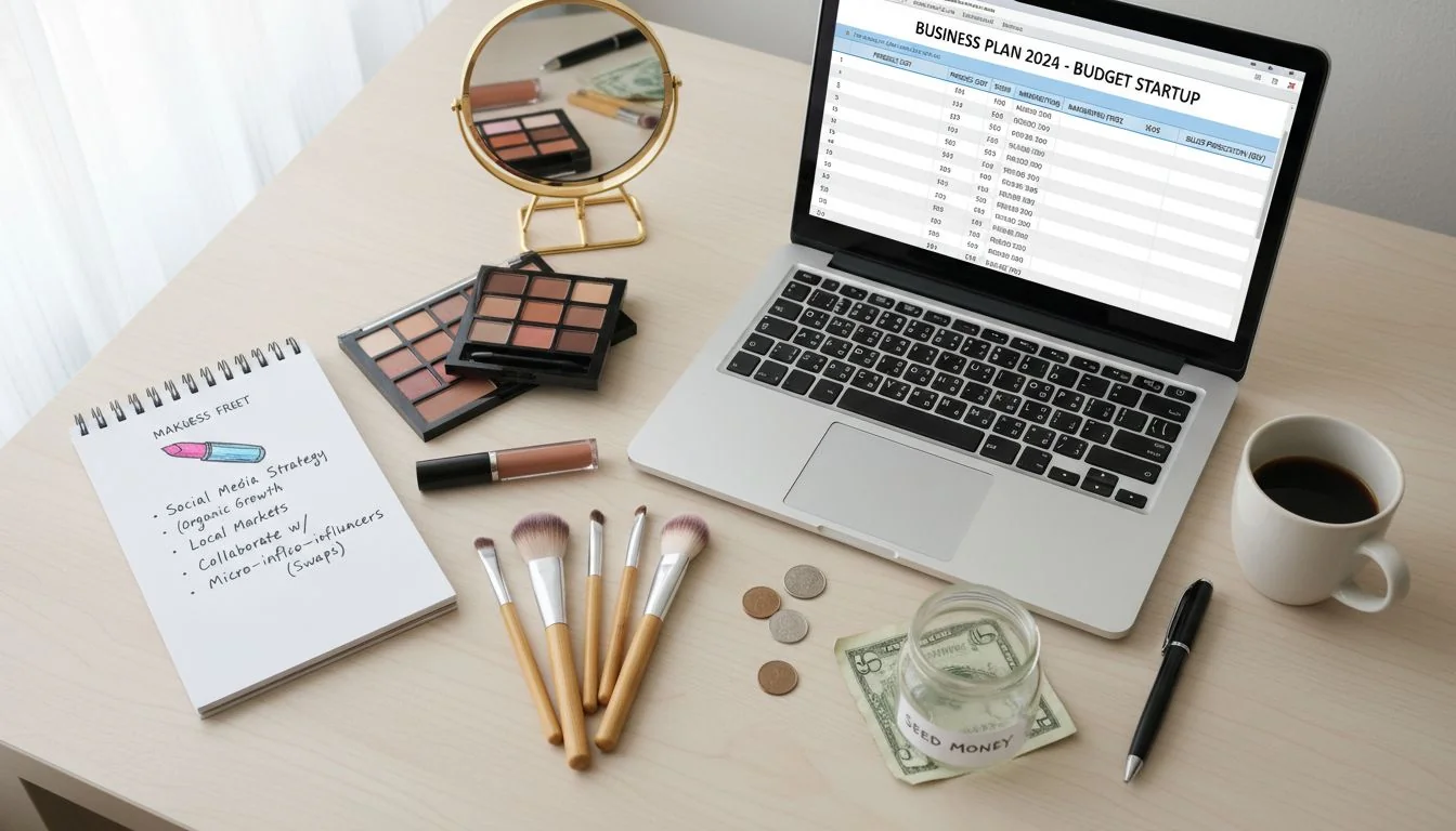 Featured image for How to Start Your Makeup Business with No Money?
