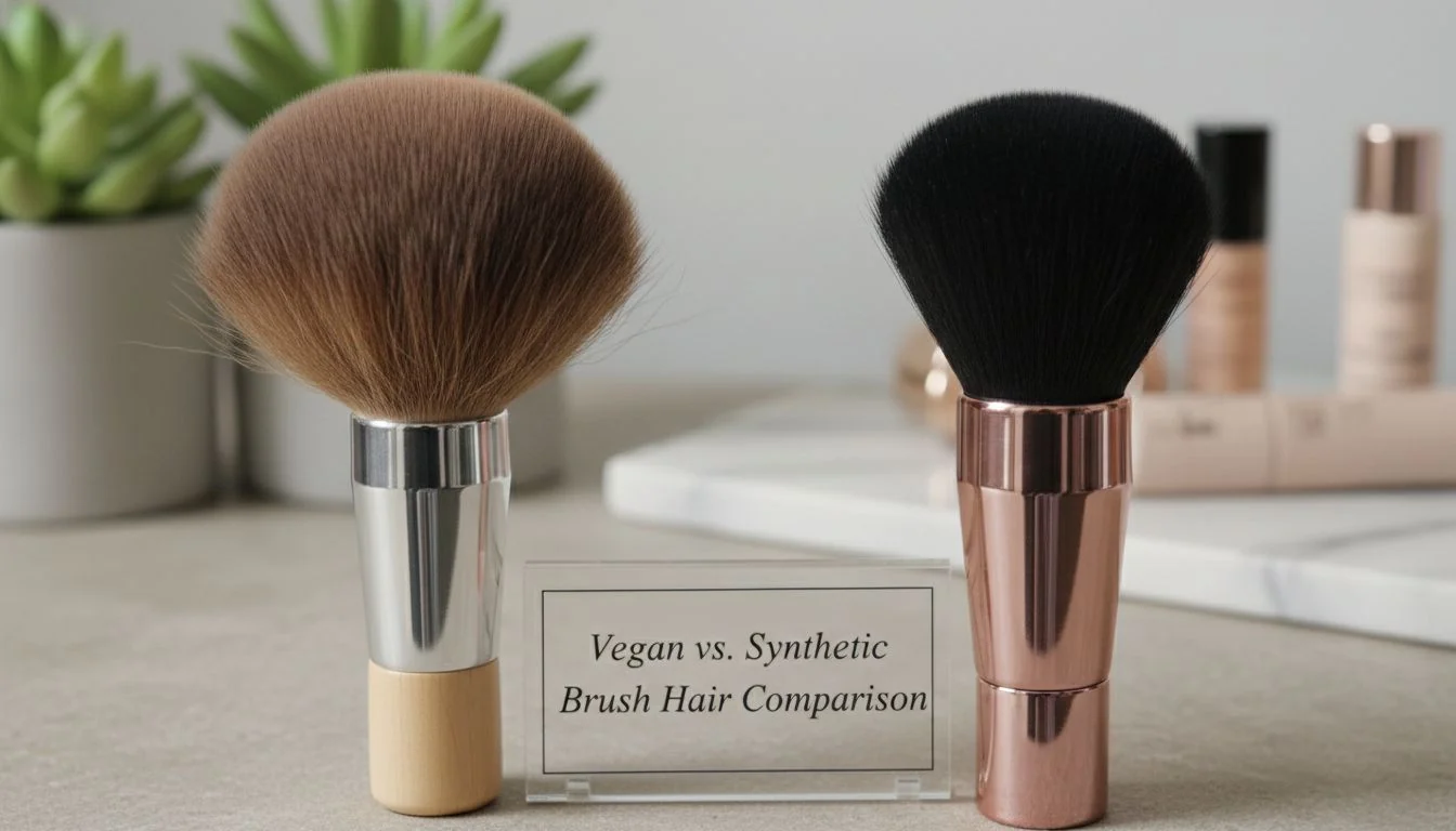 Featured image for Vegan vs Synthetic: Which Brush Hair Fits Your Brand Ethos?