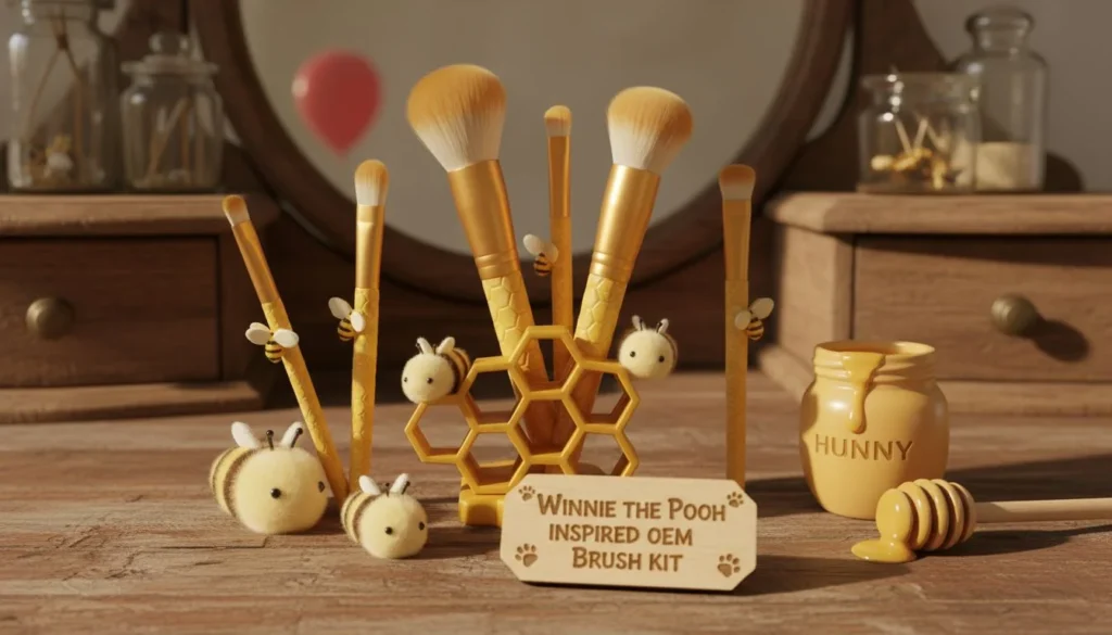 Featured image for IP Collaboration Case Study: How to Integrate the "winnie the pooh collection spectrum" Style into OEM-Suitable Brush Kits